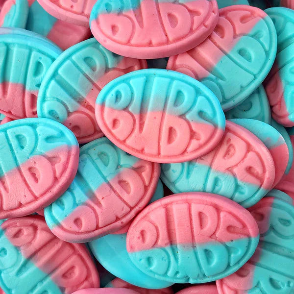 BUBS Raspberry/Blueberry Ovals - 100g