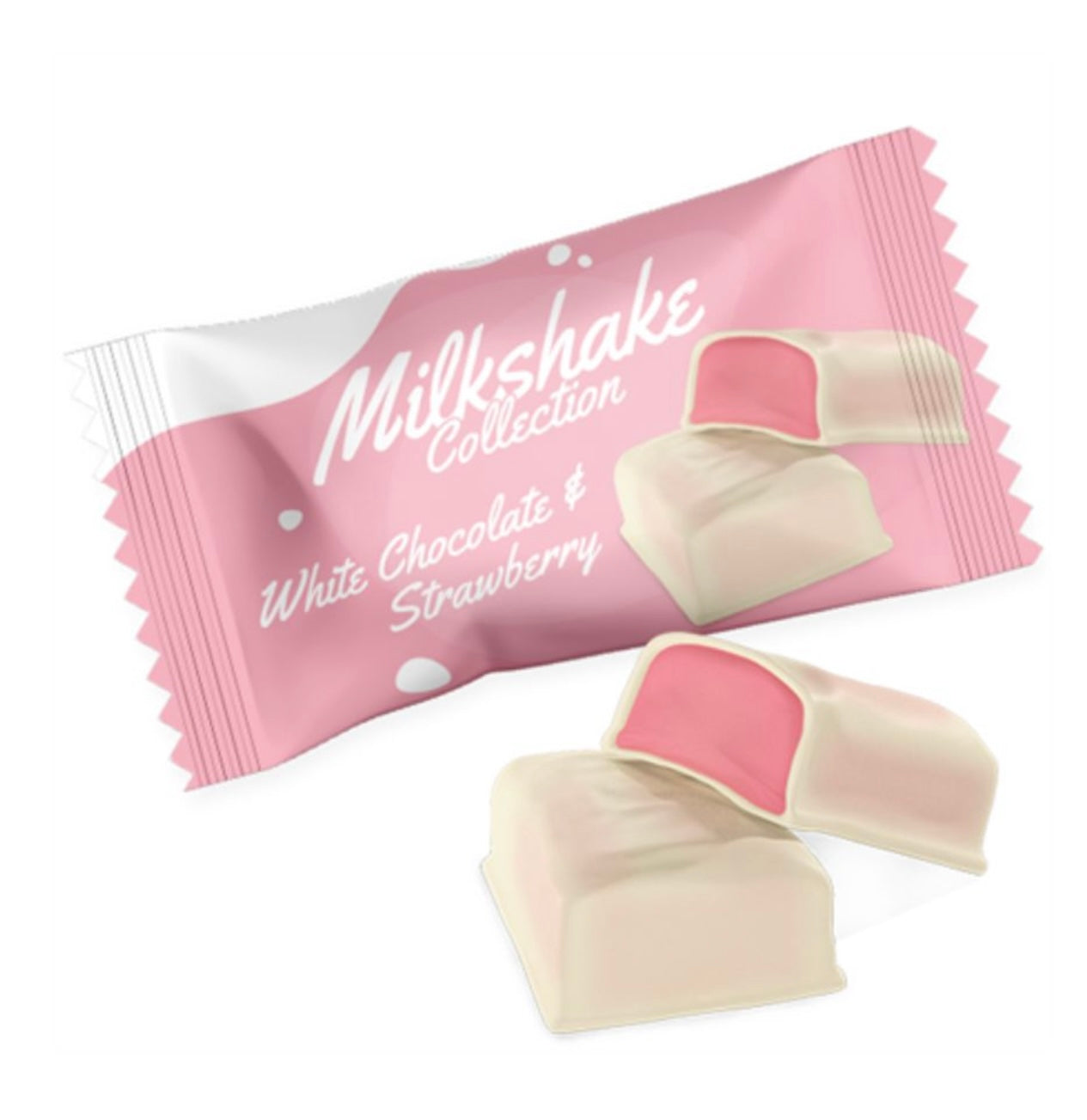 Milkshake White Choc&Strawberry 100g