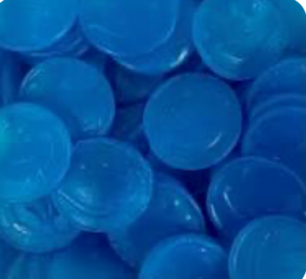 Bleu Smileys 100g